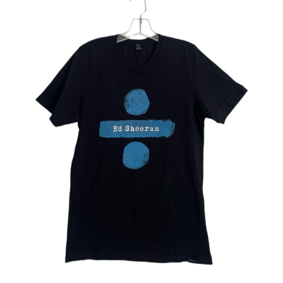 Ed Sheeran Divide Concert Tour T-Shirt Black Size L - Picture 1 of 3